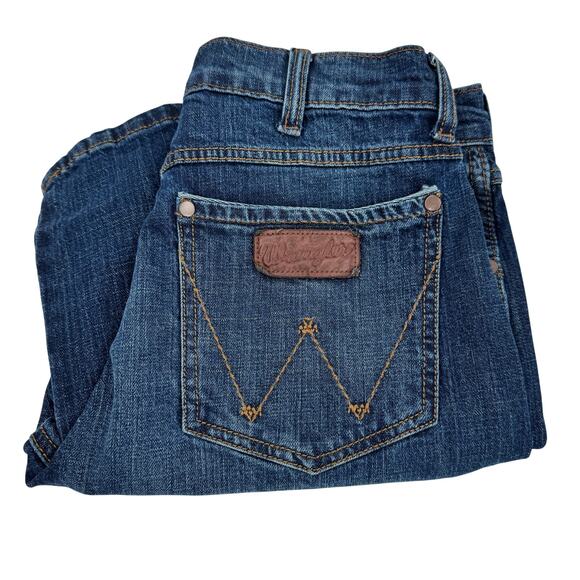 Wrangler Retro Jeans Mens 30x30 (31x29ACTUAL) Relaxed Boot Blue Denim - Picture 1 of 7
